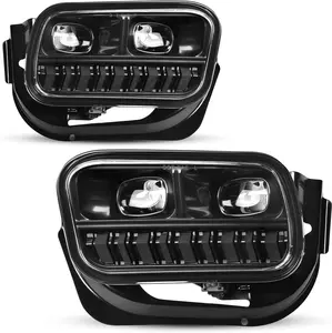 OEDRO LED Fog Lights Compatible with 2009-2012 Dodge Ram 1500, 2010-2018 Dodge Ram 2500 3500 Fog Light Replacement, with 12V 42W H10 Bulbs