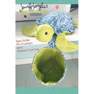 Sea Turtle Pin Cushion and Thread Catcher Pattern