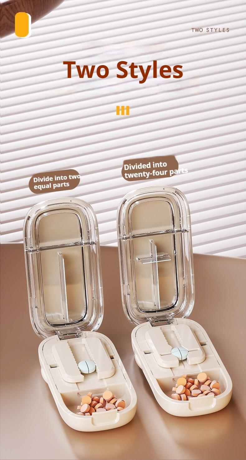 Adjustable Pill Cutter and Splitter for Multiple Pills with Precision Alignment for Small Tablets Compact Travel Friendly Design in Black Mini Wooden Book Storage Display Box Adjustable Pill Cutter with Blade Guard Adjustable Pill Cutter with Safe Blade