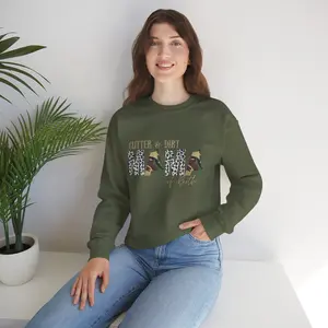 Nana Sweatshirt, Cozy Grandmother Gift, Camo Glitter Crewneck, Mother's Day Apparel, Birthday Present for Nana, Family Love Wear
