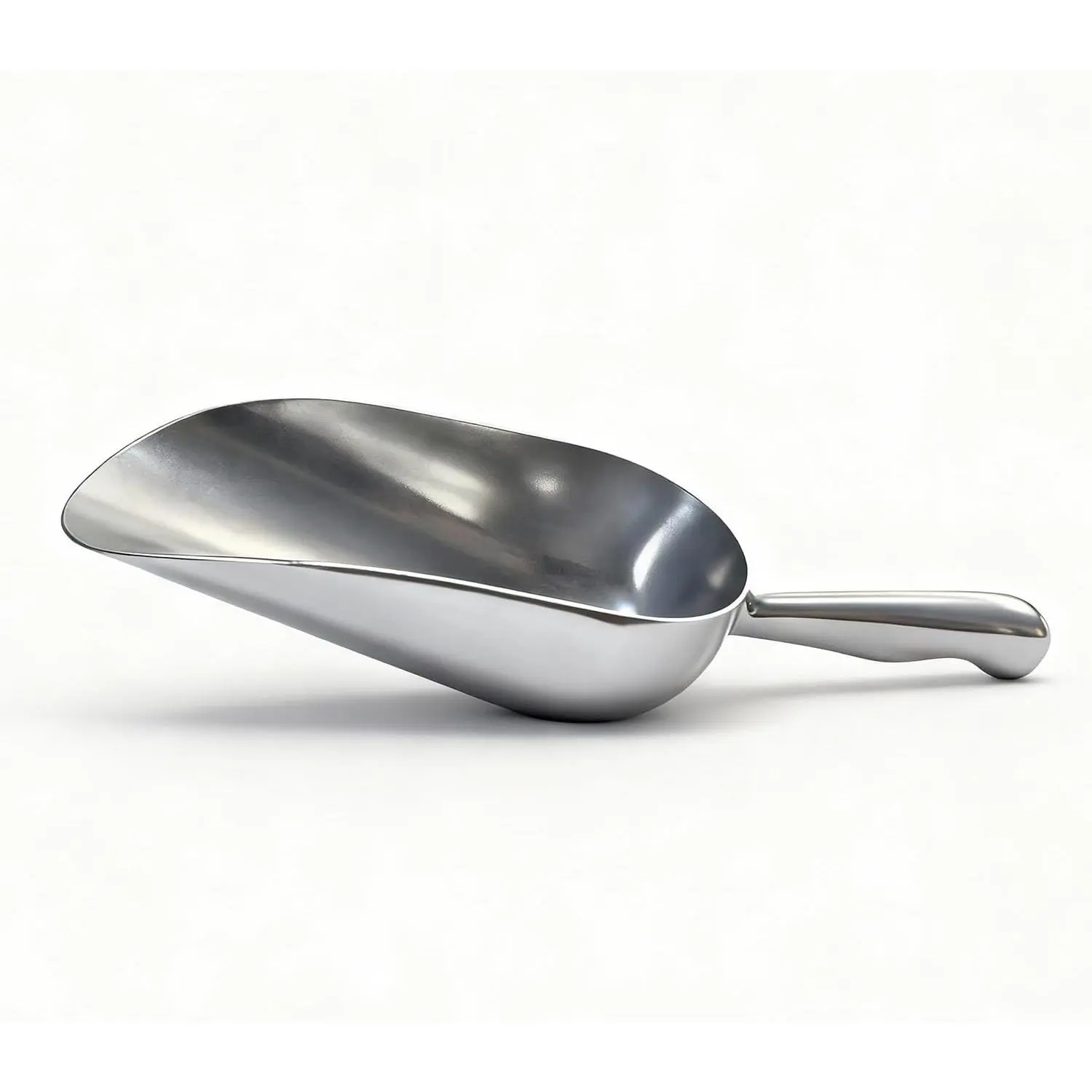6 OZ Cast  Utility Scoop, - Solid Ice Scoop for Ice Bucket, Bar, Kitchen, Multipurpose  Scooper for Flour, Sugar, Popcorn,   () (6OZ)