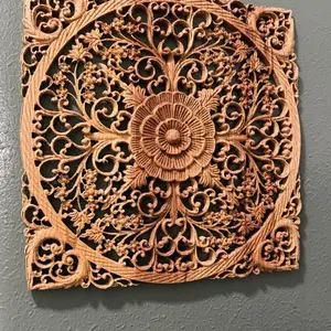 Floral square mandala