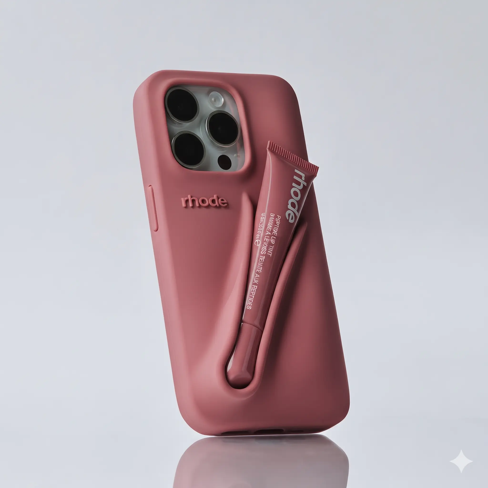 Rhode Peptide Lip Case + Lip Tint in Salty Tan - Fits iPhone 14,15,16,17 Pro Max & More