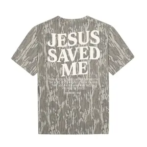 [NEW 2025] Jesus Saved Me Mossy Oak Bottomland Camo Tee For Men And Women, Unisex Design, Soft and Breathable Cottonv