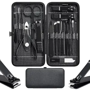 Professional Self Care Kit, Nail and Face Tools with Travel Case - Stainless Steel Cater