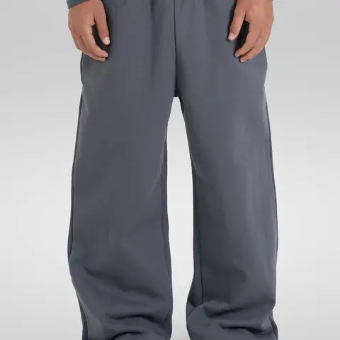 LucidBlanks Men's 600 GSM 'Ether' Core Cotton Sweatpants - 600 gsm heavyweight fabric, athleisure style, baggy, soft fleece, mensfashion, drawstring, casual bottoms with pockets (cold wash, do not bleach)