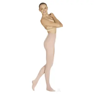EuroSkins 215-TP-L-XL Intimates Adult Non-Run Footed Tights, Theatrical Pink - Large & Extra Large