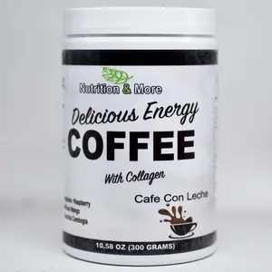 N&M Delicious Energy COFFEE Cafe Con Leche Beverage Drink