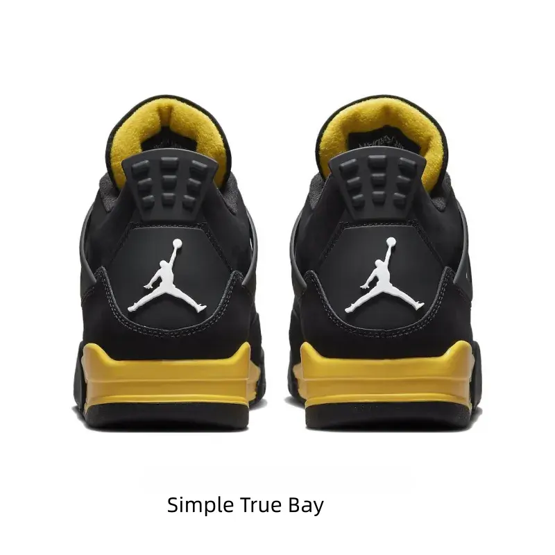 Men Black Yellow Suede Mid Top Retro Basketball Sneakers, Black Nubuck Leather Breathable Mesh Yellow Accent Air Cushion Kicks, American Street Hip Hop Trend Athletic Shoes, Vintage Style Men Daily Outfit Casual Footwear