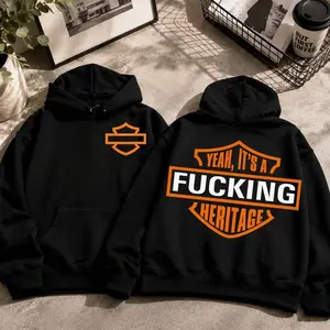 Yeah It’s A F*Heritage Biker Shirt, Funny Motorcycle Rider Tee, Rebel Streetwear Graphic T-Shirt, Harley Style Riding Apparel