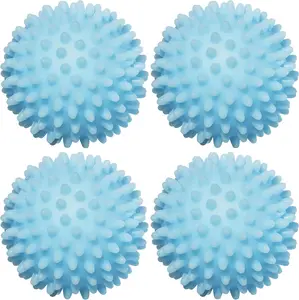 Dryer Balls - A  Alternative to Fabric Softener, Reduce Drying Time and Save on Energy, Soft Fluffy Clothes, Fewer Wrinkles, Less Static Cling (Pack of 4)