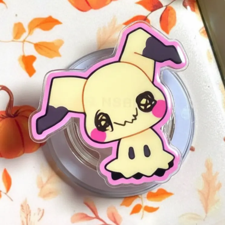 Cute Ghost Pikaka MagSafe Phone Grip – Kawaii Halloween Phone Holder