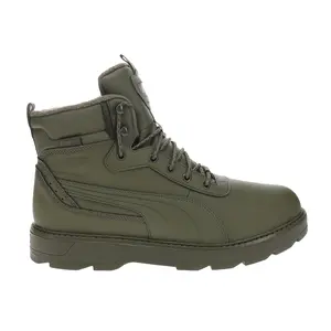 PUMA Mens Desierto V3 Puretex Round Toe Lace Up Casual Boots Ankle - Green