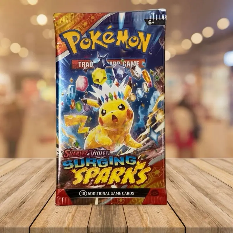 Live Rip) Pokemon Surging Sparks Single Pack - 10 Additional Game Cards for Trading Card Game - TikTok Shop Live Rip) Pokemon Surging Sparks Single Pack - 10 Additional Game Cards for Trading Card Game - TikTok Shop
