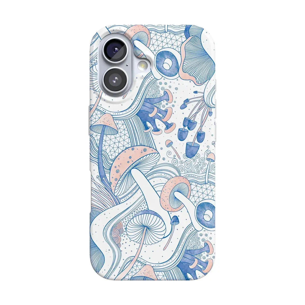 Casely iPhone 17 Case | The Fun Guy | Enchanted Forest Mushroom Floral | Compatible with MagSafe | Classic Ultra Thin Design