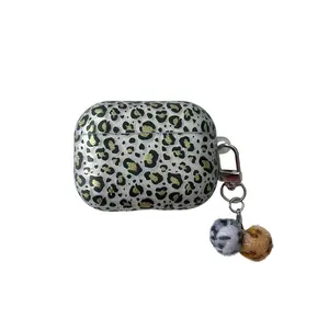 Retro Luxury Gold Leopard Print AirPods Case, Compatible with Apple AirPods 4/3/2/1, AirPods Pro 3, Wireless Bluetooth-compatible Protection Shell