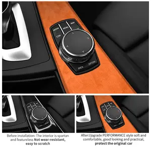 for BMW Interior Accessories, Car Multimedia Panel, Center Console Cover, for BMW 3 Series F30 F31 (2012-2019), F35 (2015-2022), 3GT F34 (2015-2020), 4 Series F32 F33 (2013-2020), 4 Series F36 (2014-), Aesthetic, Scratch-Resistant, Decorative