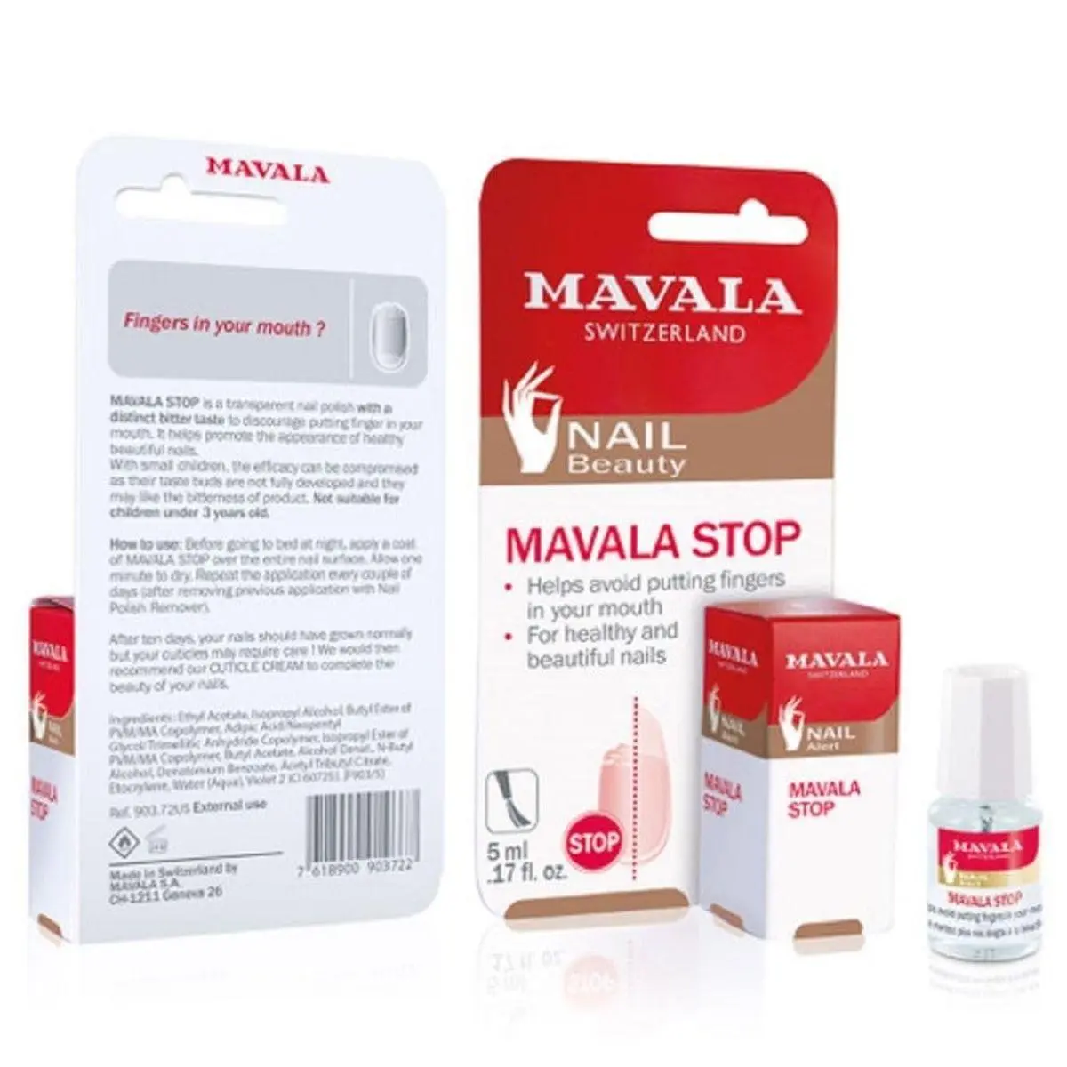 Stop Deterrent Nail Polish Treatment | Nail Care to Help Stop Putting Fingers In Your Mouth | Bitter Taste| Easy Application | For Ages 3+ | 0.17 oz