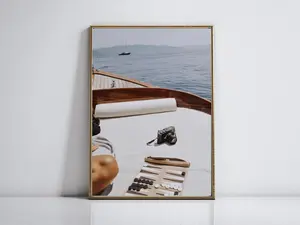 Backgammon Yacht Club Print Boat Print Old Money Aesthetic Vogue Poster Sailing into Summer Poster Printable Wall Art