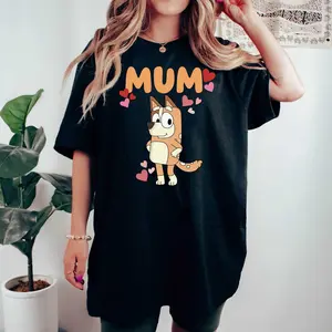 Bluey Family, Mum Dog Birthday Party Shirt, Chili Unisex T Shirt, Pullover Sweatshirt, Hoodie Gift