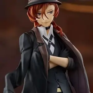 18cm Bungo Stray Dogs Nakahara Chuuya Dazai Osamu PVC Action Figure Anime Collectible Model Toys Doll Car Ornaments Kids Gift