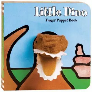 USED-Little Dino: Finger Puppet Book: (Puppet Book for Baby, Little Dinosaur Board Book) [With Finger Puppet] by Chronicle Books (Board book)