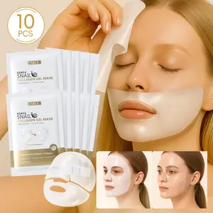 Deep Collagen Hydrogel Mask, Affordable Glass Glow Skincare Mask, Korean Skincare, Firming, Hydrating & Moisture Facial Mask, Face Mask Glowing Skin.