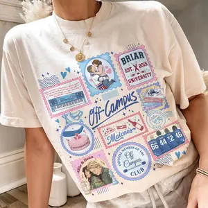 Off Campus Hockey Stamps Shirt, Briar University TShirt, Hockey Romance Series, Graham 44 Reading Lover Gift
