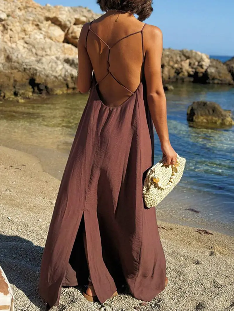 dress blue sweater V-Neck Dropped Shoulder Sweater Dress Blue / M