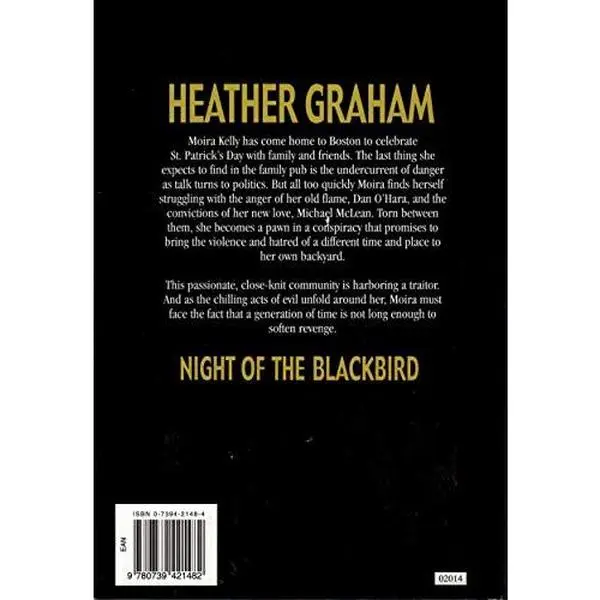 USED-Night of the Blackbird by Heather Graham (Hardcover)