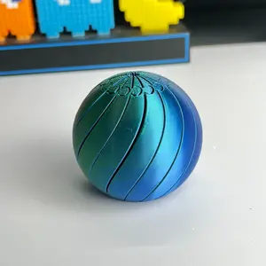 3D Printed Deformable Twister Ball, Relaxing Stress Relief Desk Ornament, Perfect for Office and Home Decor, Unique Gift Idea