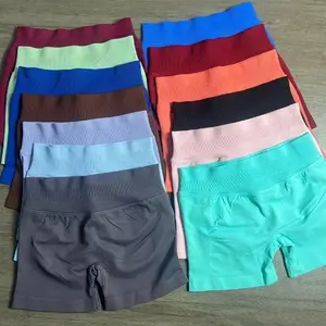 Athletic shorts, Impact Shorts 4.5", brand-logo low-rise seamless yoga shorts, tummy-control butt-lifting shorts, gym workout shorts, fitness cycling shorts, stretchy athletic apparel shorts