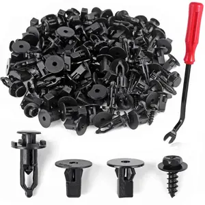 4 in 1 Body Bumper Screw Bolt 90159-60498 With 52161-16010 Fender Liner Clips For Toyota,Lexus Wheel Well Liner Retainers 90189-06013,90189-06065-121pcs