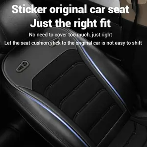 Intelligent Cooling and Heating Leather Car Seat Cover Set, 5-Second Quick Cooling, 12/24V Adjustable Fan, Universal for SUV/Sedan and Trucks, Automotive Interior Seat Cushion Gift car seat cover
