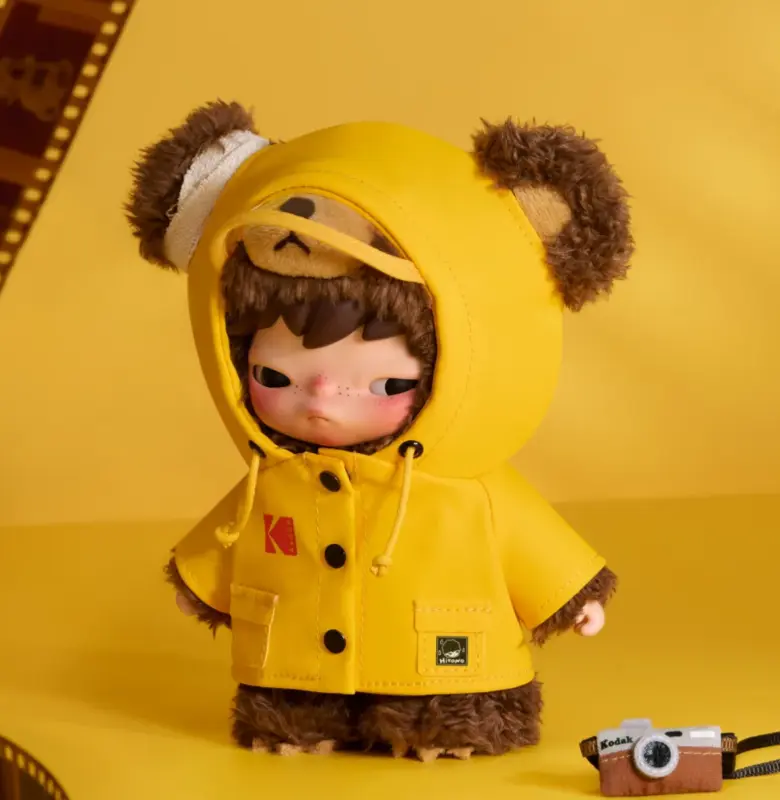 Hirono x Kodak Bear Series Plush Pendant Dolls