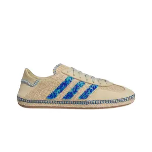 CLOT x adidas Gazelle 'Linen Khaki Light Blue' IH3641 Running Sneakers Casual