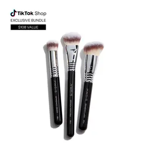 Sigma Beauty Complexion Essentials Brush Set | Ultra-Soft Fibers for Smooth, Even Coverage, Effortless Blending