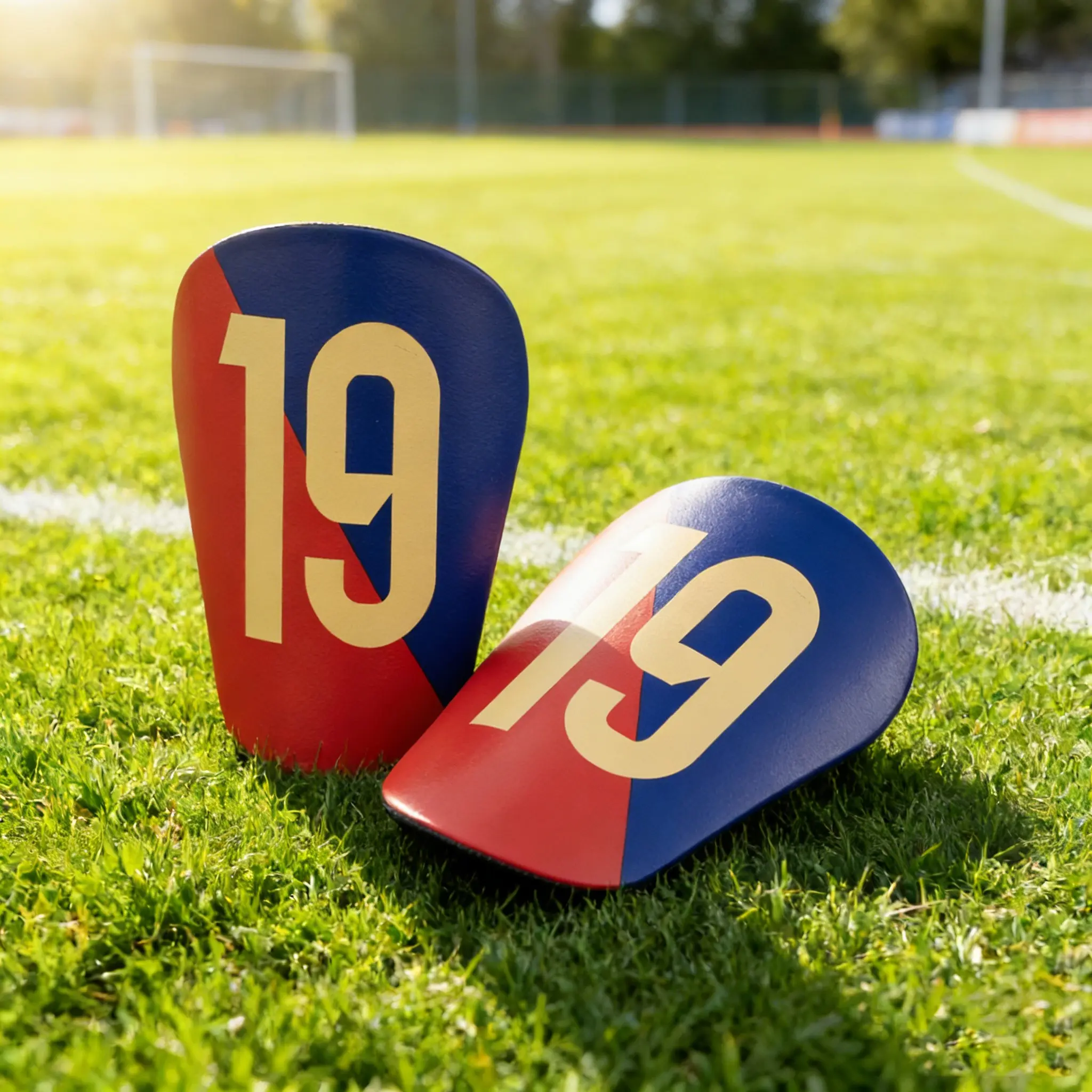 Mini Football Leg Pads, Durable Portable Sports Equipment, Comfortable Wear for Men Women All Ages, Ideal for Soccer Basketball Baseball, Football Accessories, Soccer Gear