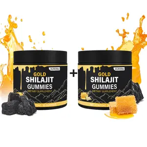 GOLD Shilajit Honey Gummies Supplement with Shilajit Honey Minerals & Fulvic Acid for Energy Stamina Dietary Supplement US Stock Up Specials 30 Gummies