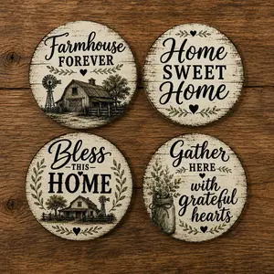 Rustic Vintage Coasters