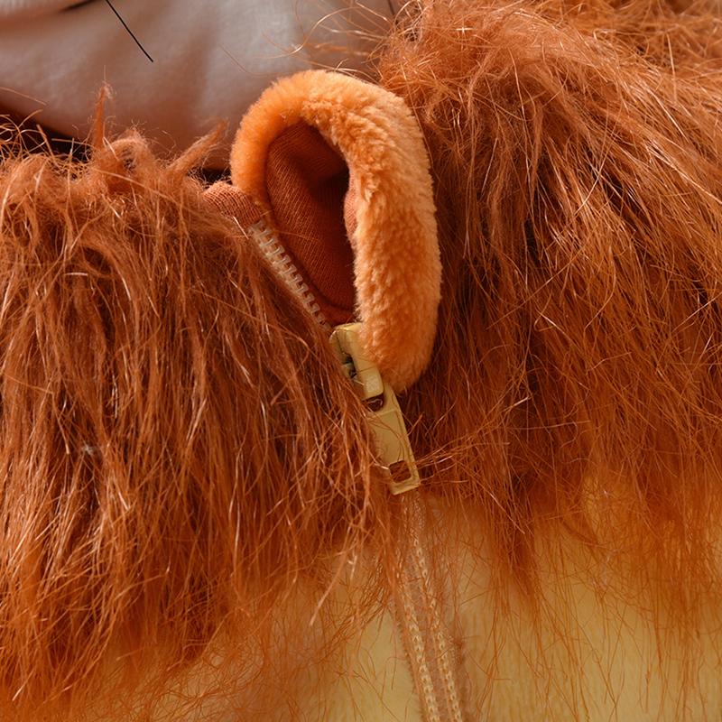 TONWHAR Camel Color Children Lion Costume for Autumn, Beige Lion Baby Romper with hood, Kids Halloween Christmas Playsuit for Fun, Toddler Adorable Snowsuit TONWHAR Camel Color Children Lion Costume for Autumn, Beige Lion Baby Romper with hood, Kids Halloween Christmas Playsuit for Fun, Toddler Adorable Snowsuit