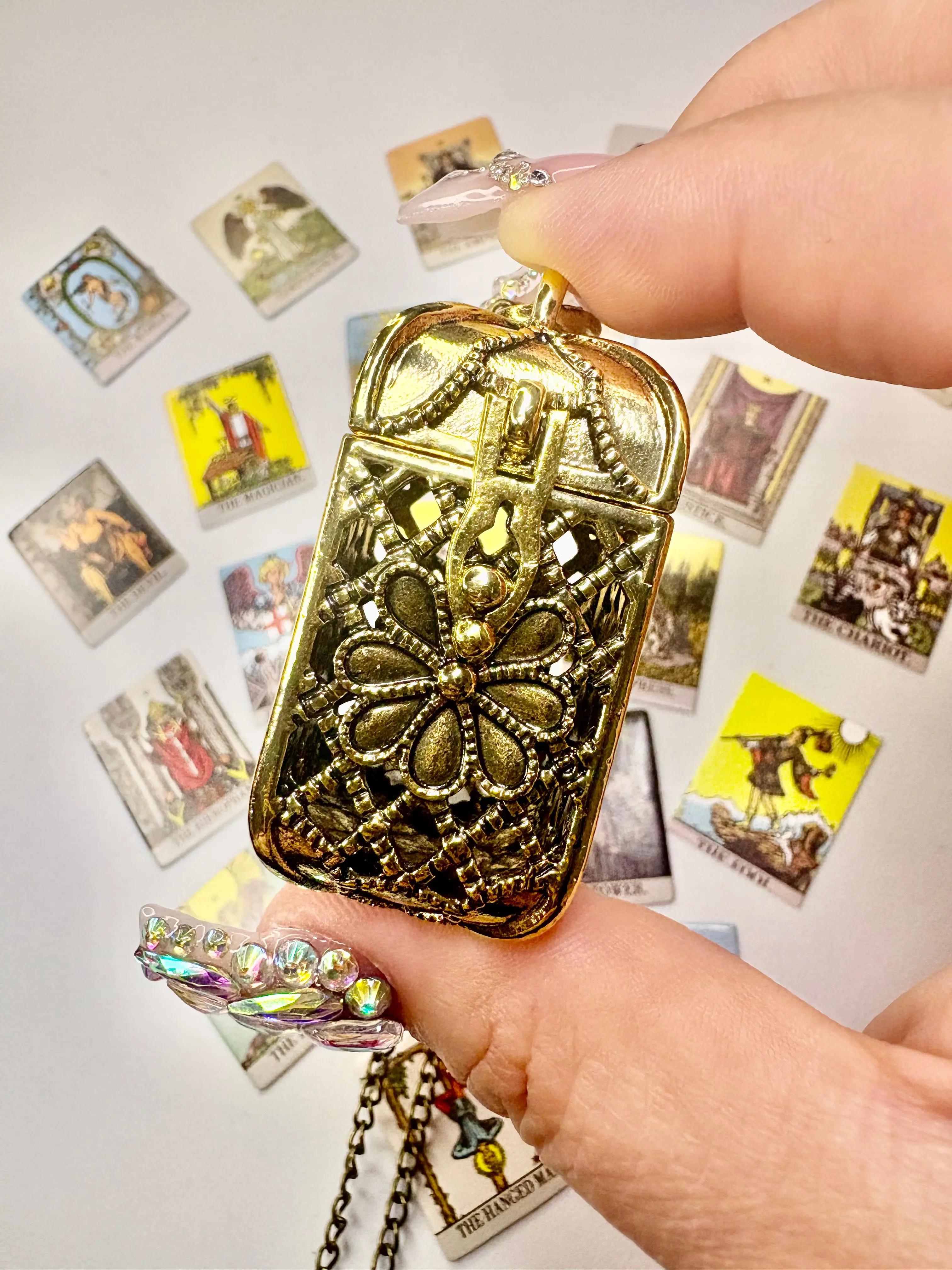 Mini Tarot Deck With Carrying Case
