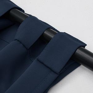 Back Tab and Rod Pocket Plain Curtains 2 panels — Deconovo Thermal Insulated Room Darkening Curtains