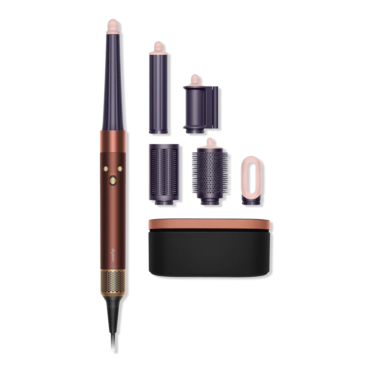 Dyson Limited Edition Airwrap I.D. Multi-Styler And Dryer Straight+Wavy In Plum And Copper