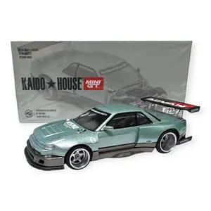 Kaido House Nissan Silvia S13-R #232, 1:64 Scale Diecast Collectible Racing Car Model with Custom Livery, Metal Body, Detailed Interior