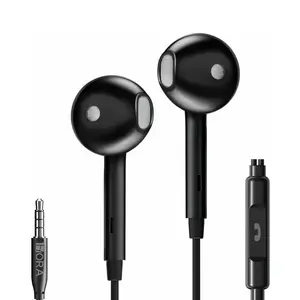 1HORA AUT122 Wired Earphones with Mic – 3.5mm In-Ear Headphones