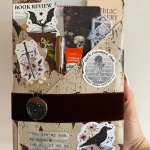 Blind Date With A Book - YA Adult Romance Fantasy Realistic Fiction Floral-themed Package with Book Review Card Soft Cover