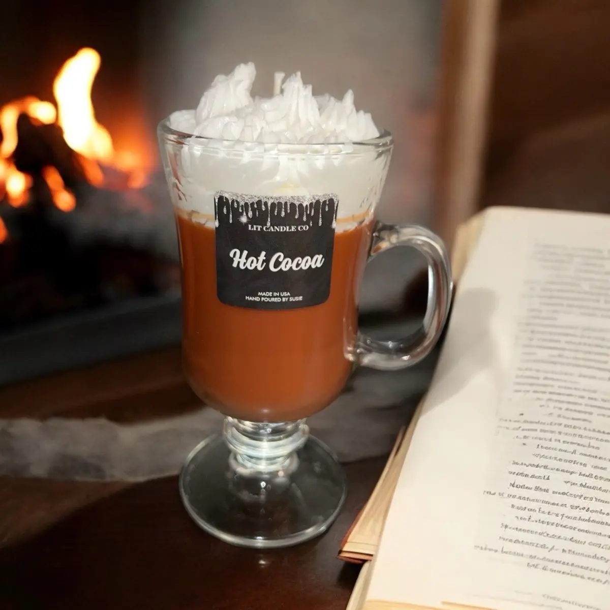 Hot Cocoa Candle premium candle holiday candle
