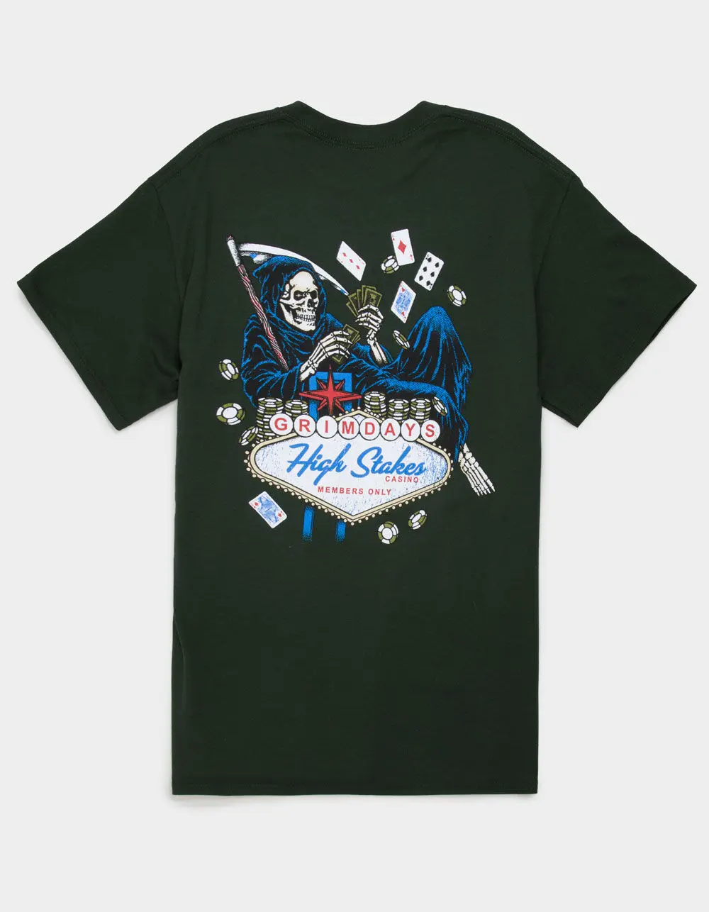 GRIM DAYS High Stakes Mens Tee