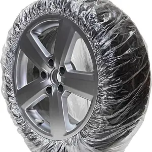 10-Pack Car Tire Protection Covers, Transparent Wheel HUB Guards, Dust-Proof Repair Set, Universal Fit, Anti-Dog Urine, Non-Sponge Rubber